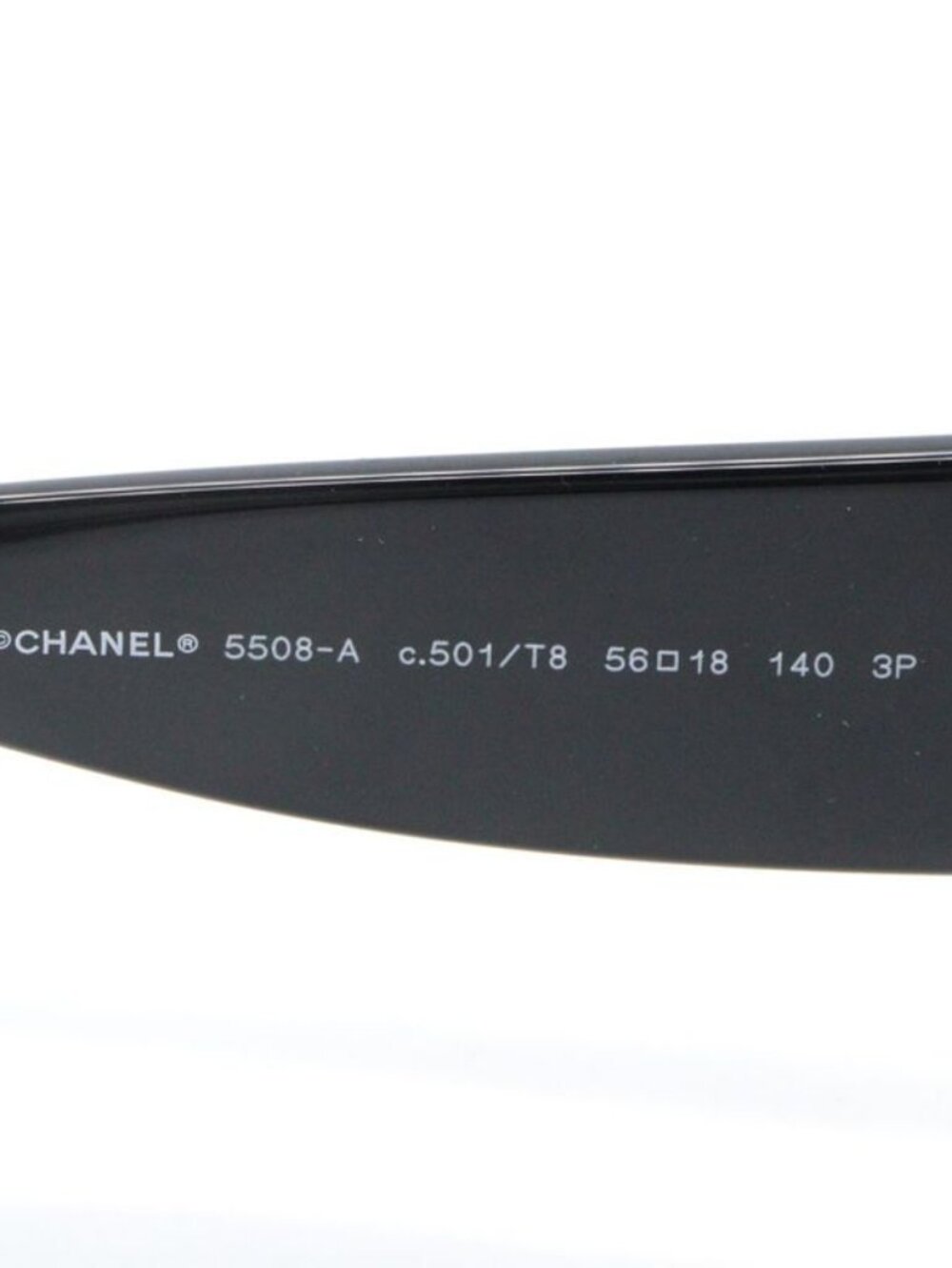 Chanel Sunglasses 501 T8 Black - Picture 4 of 6